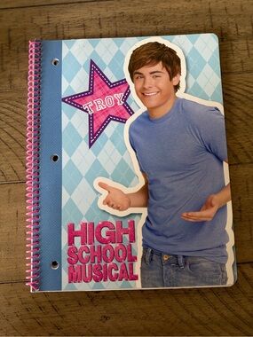 High School Musical (Troy) Notebook~ unused